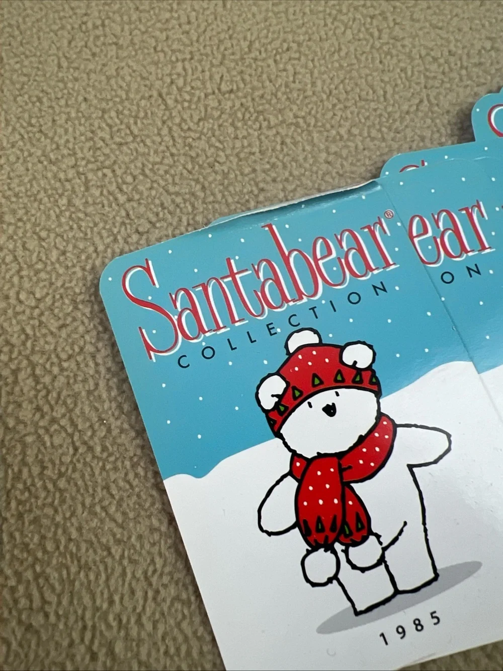 2007 Macy's Santabear Collection PJs Teddy Bear W/ Collectible Cards. 16